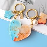 Mocoosy 182 Pcs Resin Keychain Moulds Kit 32 Designs Epoxy DIY Set view 4