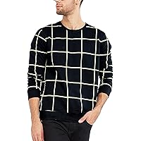 Maniac Men's Cotton T-Shirt (Mens-Ss18-Rn-Fs-Checked-Tshirt)