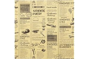 ANNBAKING Premium Deli Paper 12"x12"- 200 Pack - Water & Grease Resistant, Greaseproof Liners for Food Boats - Pre Cut Deli Sandwich Wrappers - Food Basket Sheets for BBQ, Picnic, Tray Liner