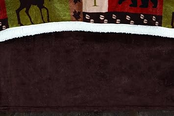Carstens Brown Plush Bed Skirt, Queen, Multicolor