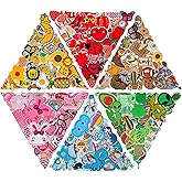 CXWLJL 80PCS Random Assorted Styles Embroidered Patches, Bright Colors, Sew/Iron on Applique Patches for Dresses, Backpacks, Hats, Jeans