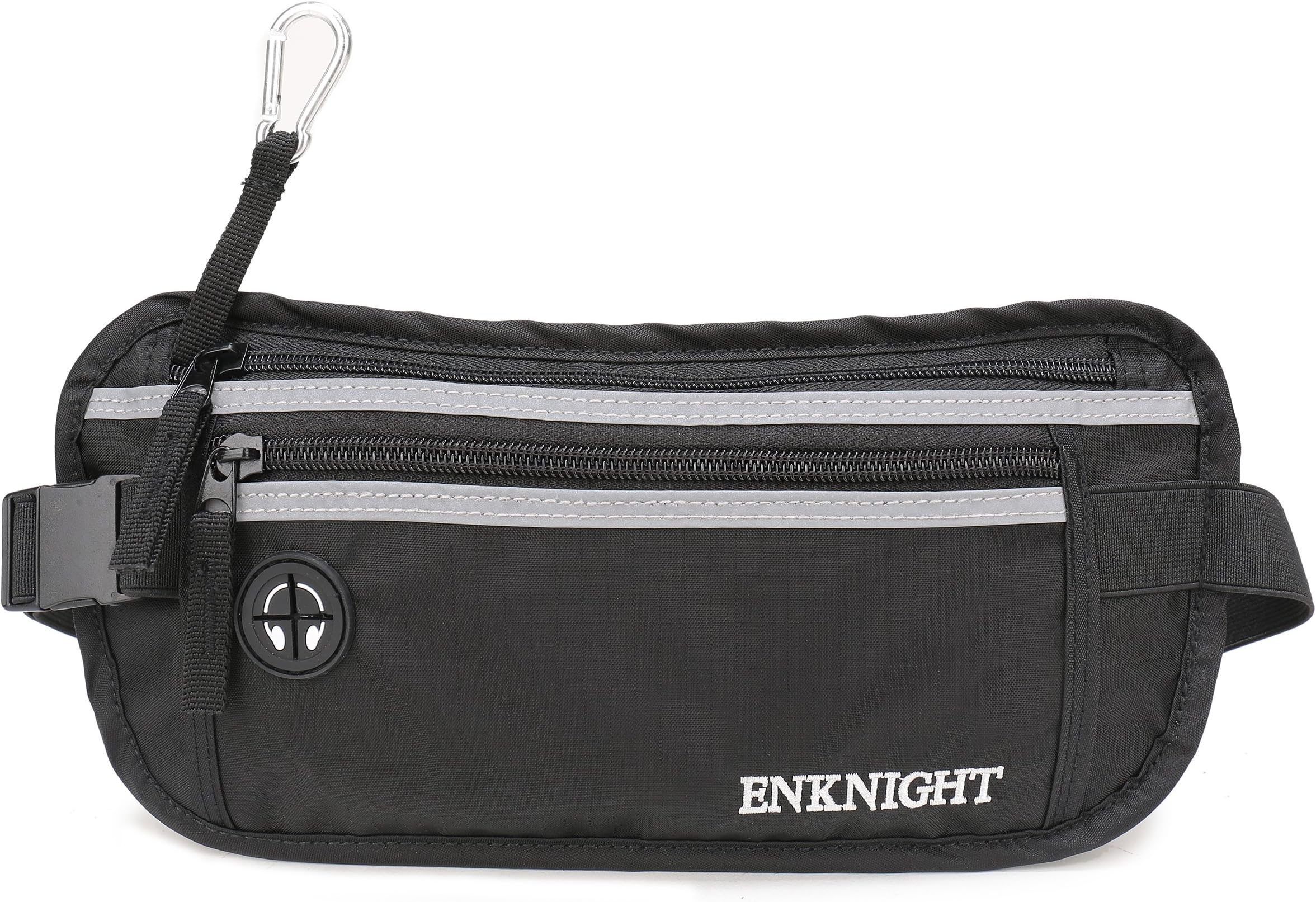 ENKNIGHT Big RFID Money Belt for Travel Running Waist Pack Fanny Pack