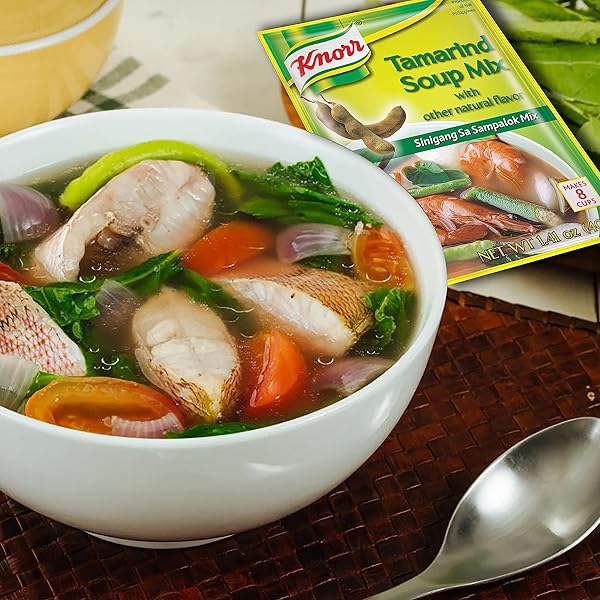 KNORR TAMARIND SOUP MIX (SINIGANG SA SAMPALOK MIX), 1.41OZ (40G), 14-PACK