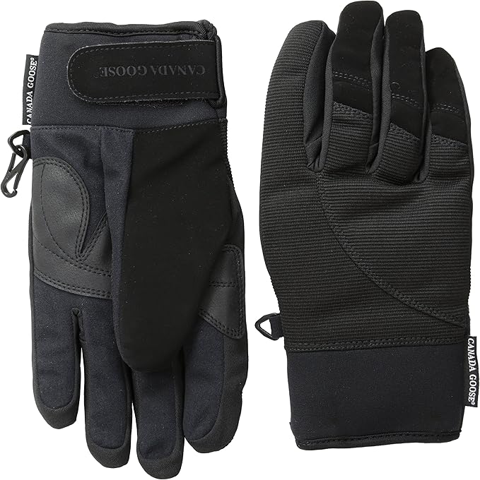 Canada Goose Men's Winter Driving Gloves, Black, XSmall Clothing