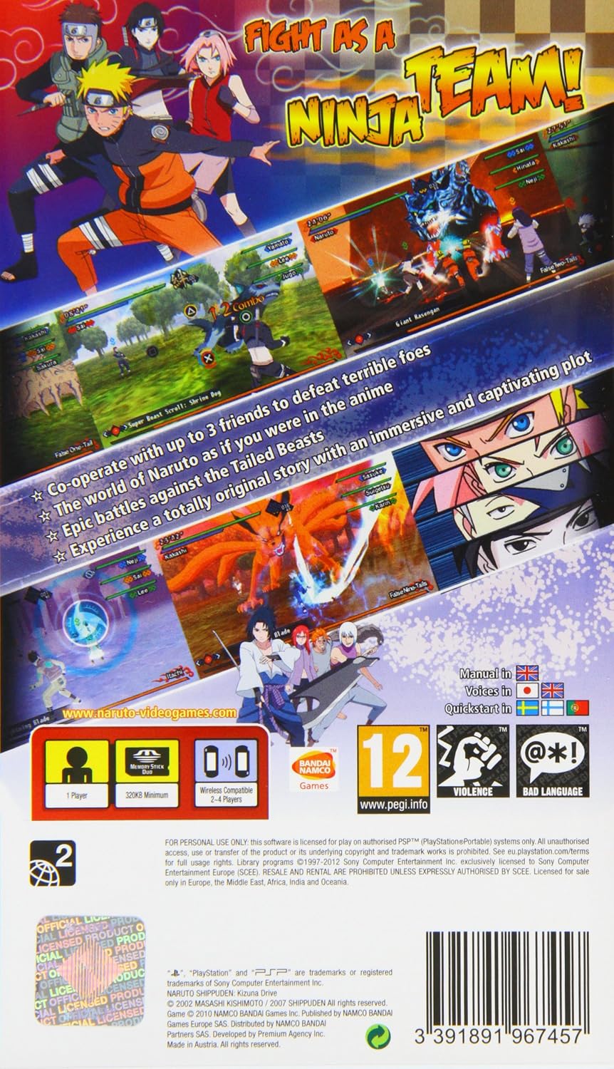 Naruto Shippuden : Kizuna Drive PSP Essentials (Sony PSP) - Image 3