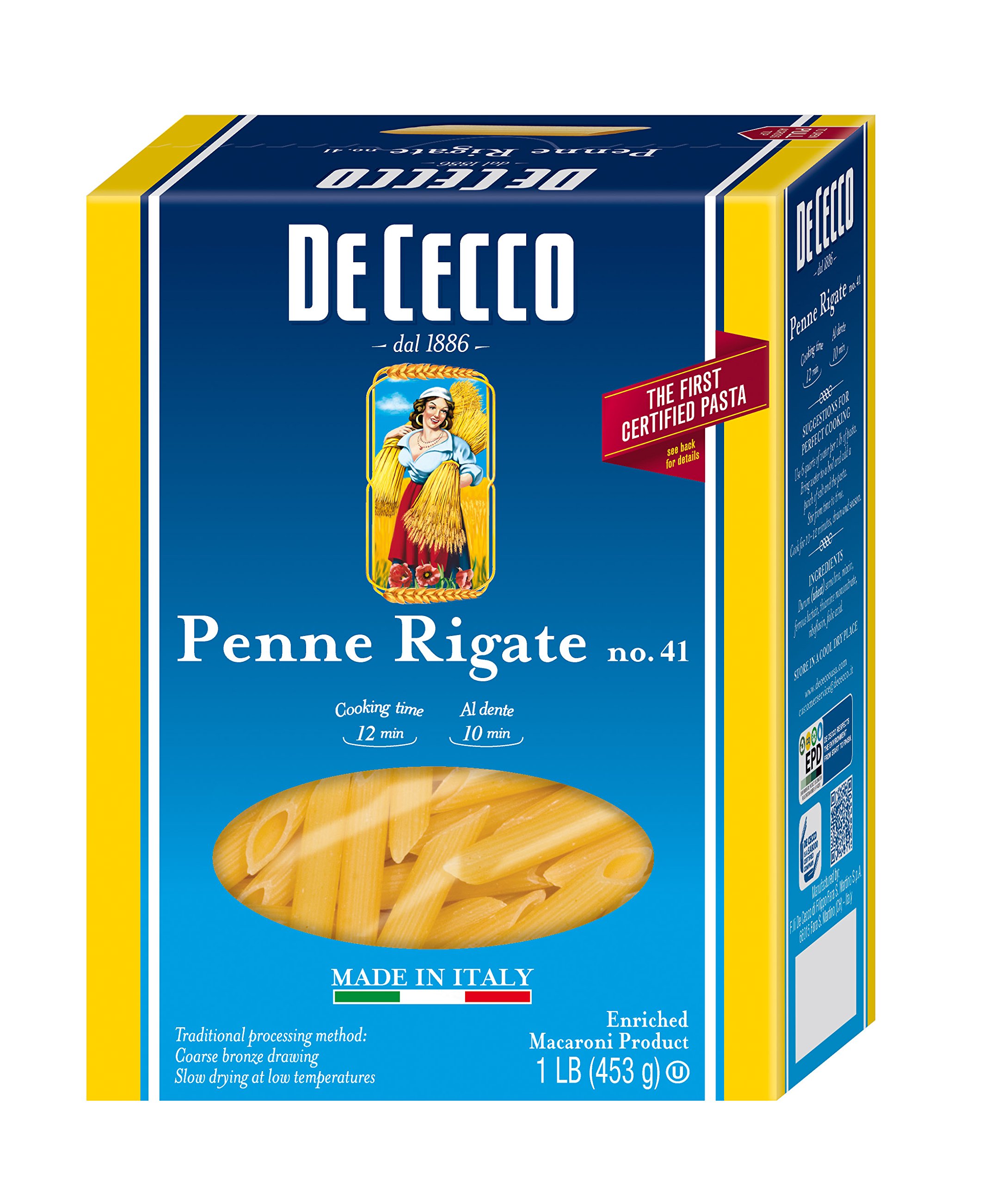 De Cecco Pasta, Bucatini, 1 LB (Pack of 5) Italian Pasta Grocery & Gourmet Food