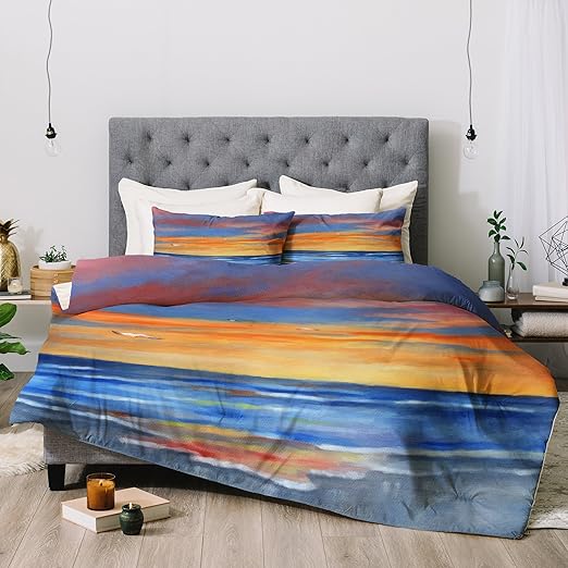Amazon Com Deny Designs Rosie Brown Sunset Reflections Comforter