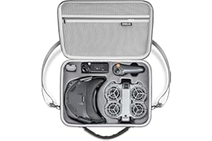 STARTRC Case for Neo 2 Accessories, Portable PU Carry Bag for DJI Neo 2 Motion Fly More Combo for RC Motion 3,Goggles N3,Char