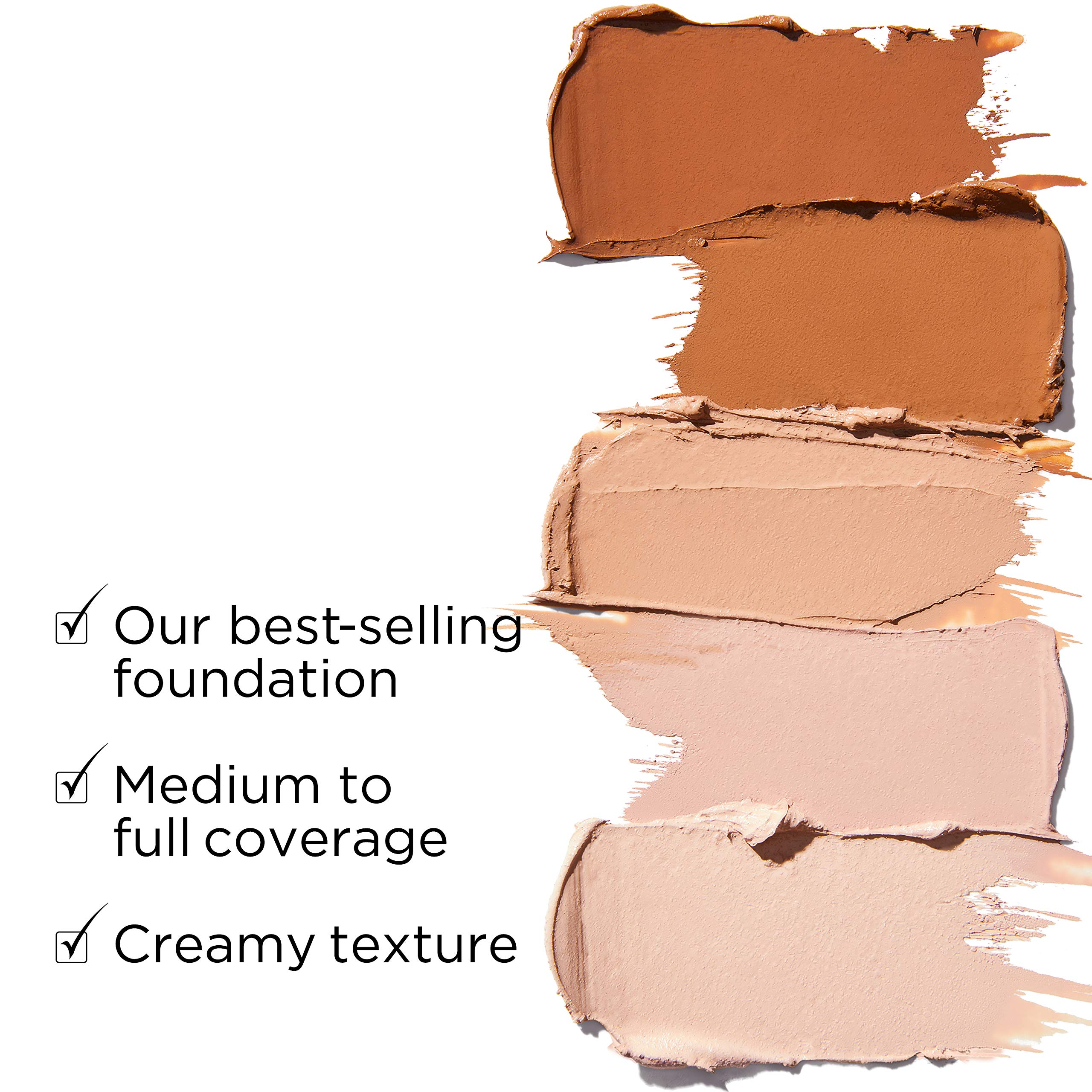 Elizabeth Arden Flawless Finish Sponge-On Cream Makeup, Longwear Moisturizing Medium-to-Full Coverage, 0.8 oz