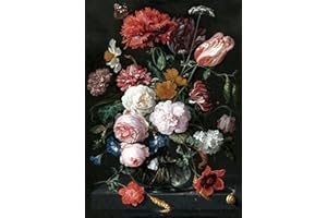 CRAFT KREATIVELY Still Life Flowers Rice Paper, 11.5 x 16 inch (1pc) - Mulberry Paper for Decoupage Furniture Print Crafts