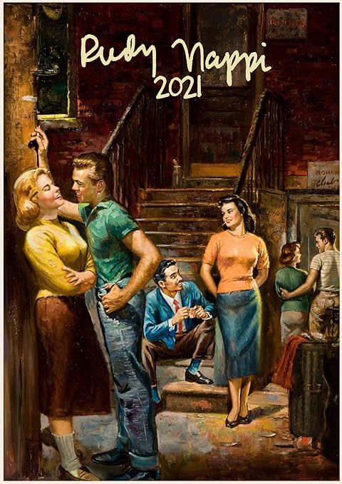 spicy magazine calendar 2021 Amazon Com Wall Calendar 2021 12 Pages 8 X11 Spicy Romance Novel Vintage Women Books Covers By Rudy Nappi Everything Else spicy magazine calendar 2021