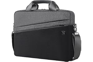 DOMISO 17 Inch Shockproof Laptop Carrying Bag Business Briefcase Waterproof Messenger Shoulder Bag for 17"-17.3" Notebook/Chr