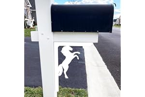 JennyGems Horse Mailbox and Decorative PVC Porch Bracket, Mailbox Decor for Outside, Barn Decoration, 21 Inch, Made in USA
