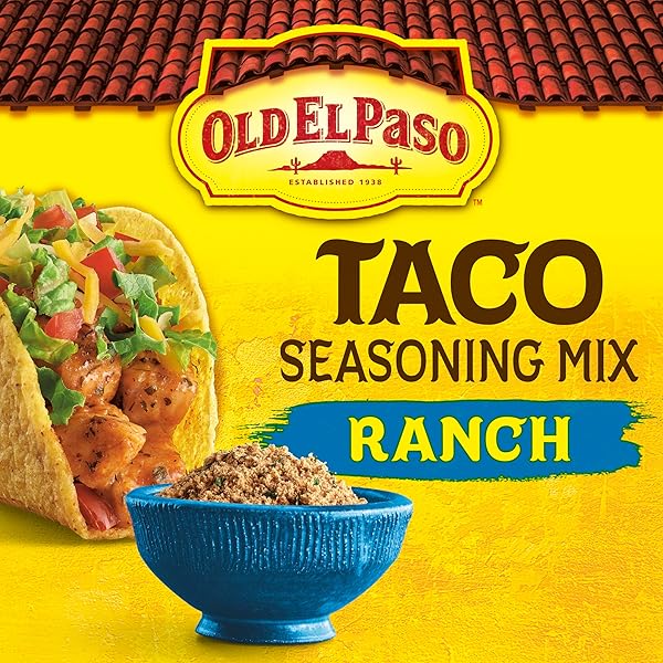 OLD EL PASO TACO SEASONING MIX, RANCH FLAVORED, 0.85 OZ