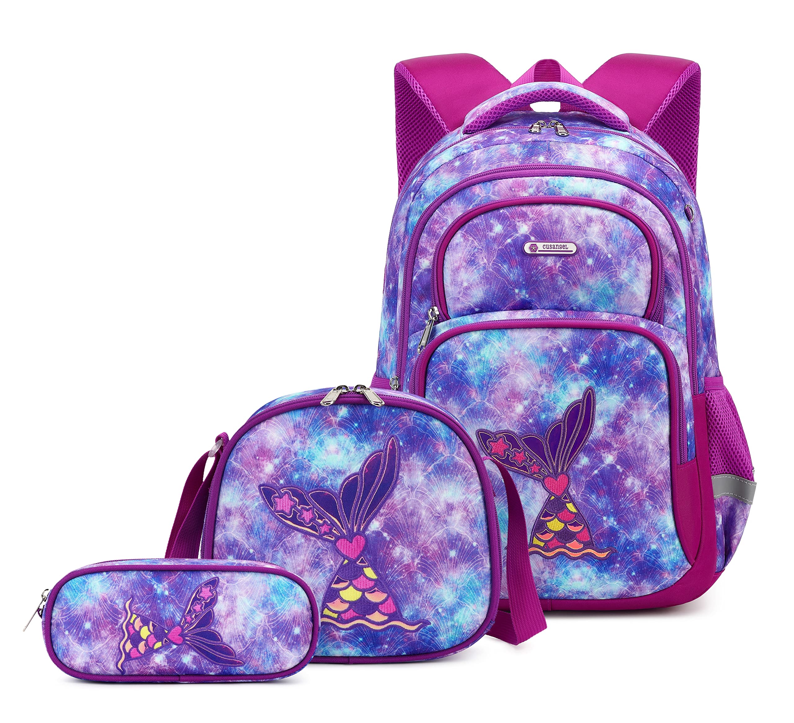 Wawakube 3Pcs Boys Dinosaur Backpack Set with Lunch Box Pencil Case, School Book Bag for Kids Elementary Preschool…