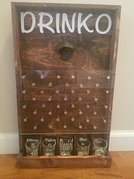 Drinko Plinko Stil Wandhalterung Flaschenoffner Red Mahogany Finish Cast Iron Bottle Opener Amazon De Kuche Haushalt