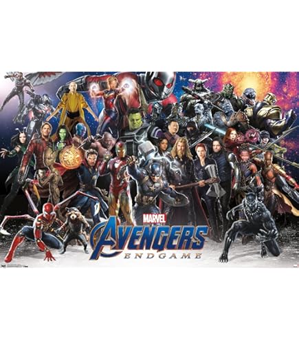 HISIMPLE Targa in metallo retrò 20,3 x 30,5 cm Journey's End The Avengers: Endgame poster
