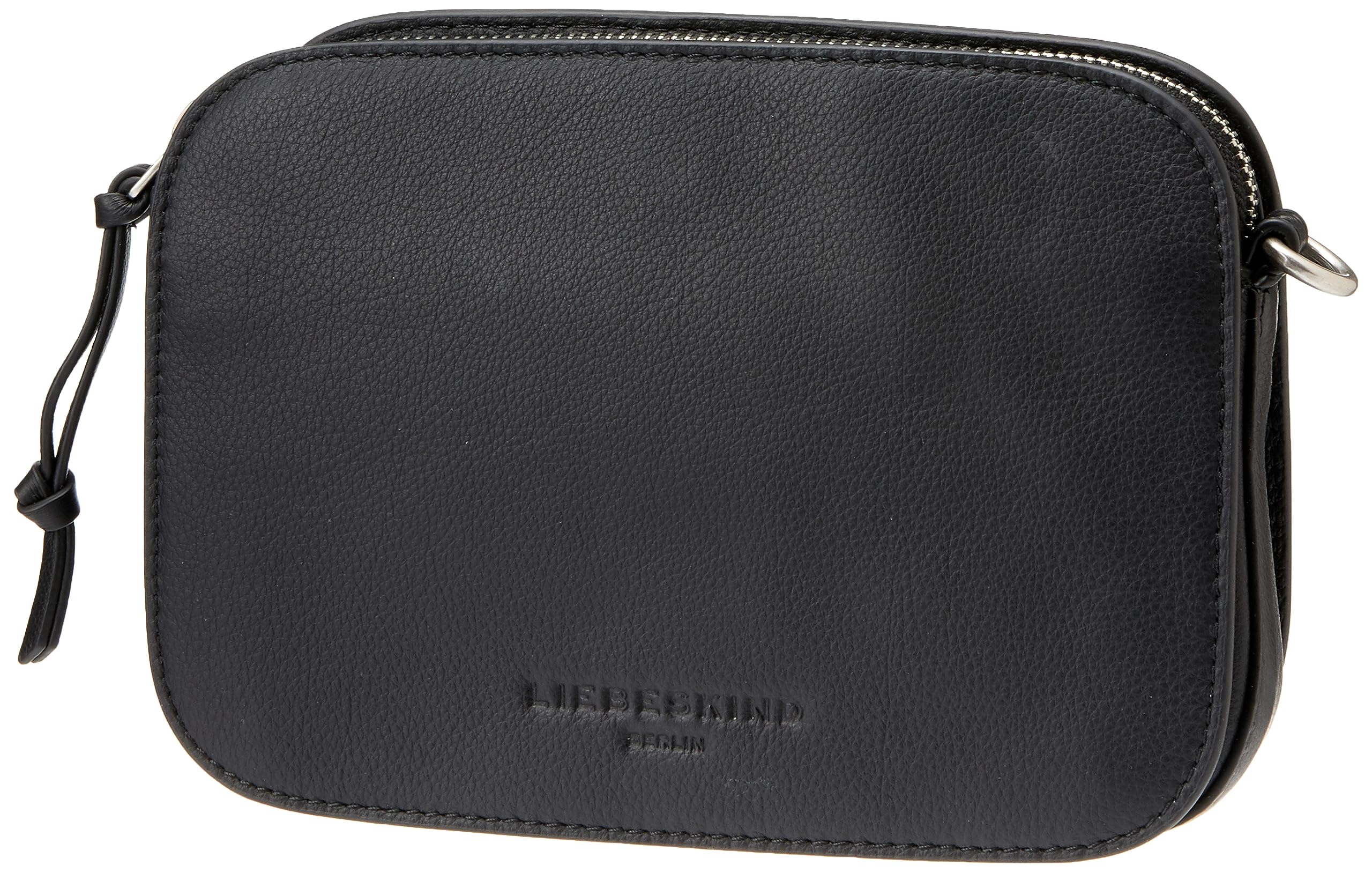 LIEBESKIND Berlin-Umhängetasche „Luka“ – aus Leder mit verstellbaren Schulterriemen – kleine-Schultertasche, Fächer mit Reißverschluss
