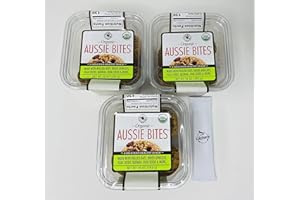 GENERIC Universal Bakery Organic Aussie Bites With Oats, Dried Apricot, Flax Seed, Quinoa, Chia Seed and a complimentary Kokobunch Kit - 3 PACK 10oz