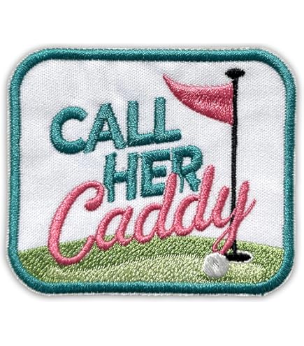 Caddie Issues Patch 7,6 Cm - Bestickter Aufnäher Mit Golfmotiv, Zum Aufbügeln/Aufnähen Auf Kleidung & Rucksäcke