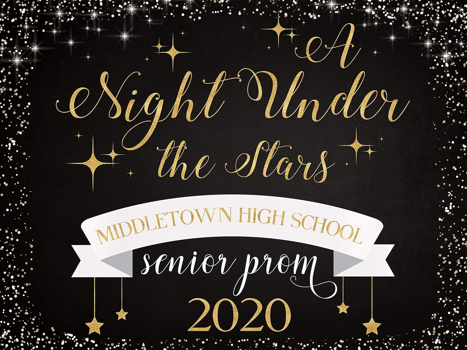 Amazon Com Prom Night School Banner High School Reunion Banner
