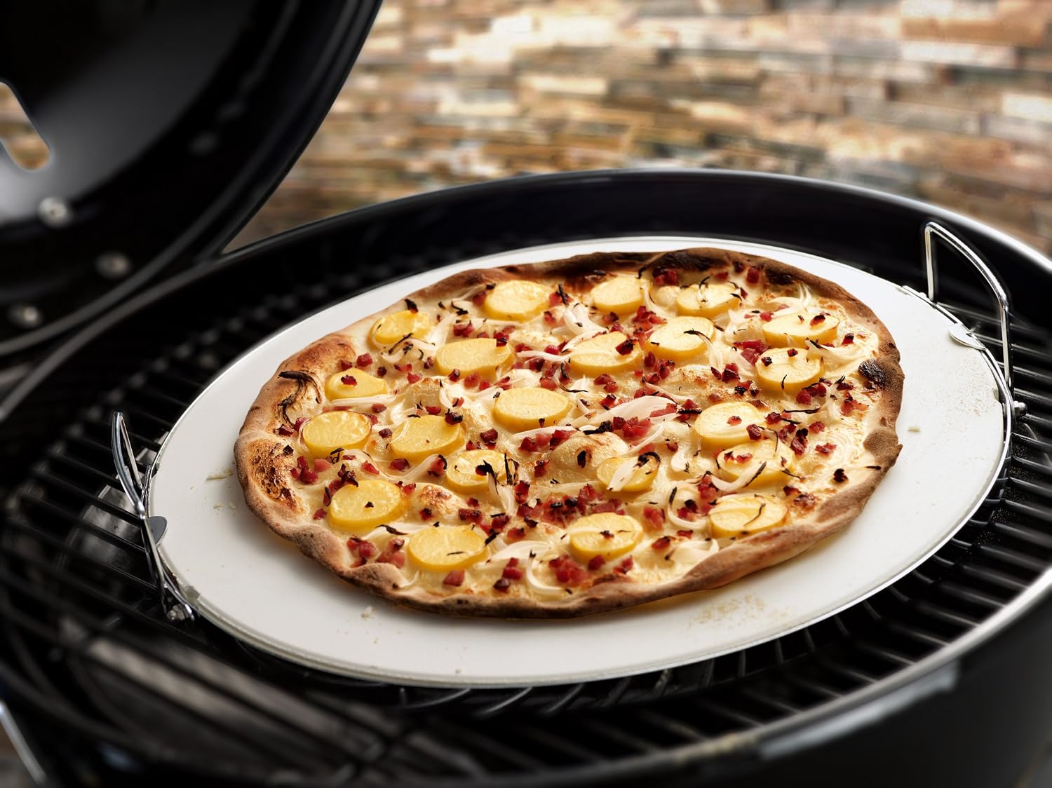 Outdoorchef Accessori per Barbecue Pietra per Pizza L con Paletta Pietre  per pizza urban-earth.co.uk