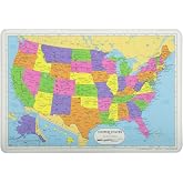 Painless Learning Map of USA Placemat Large