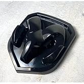 Autogem 2013&ndash;2018 RAM 1500 2500 3500 Grille Emblem &ndash; Flat Black Replacement Badge