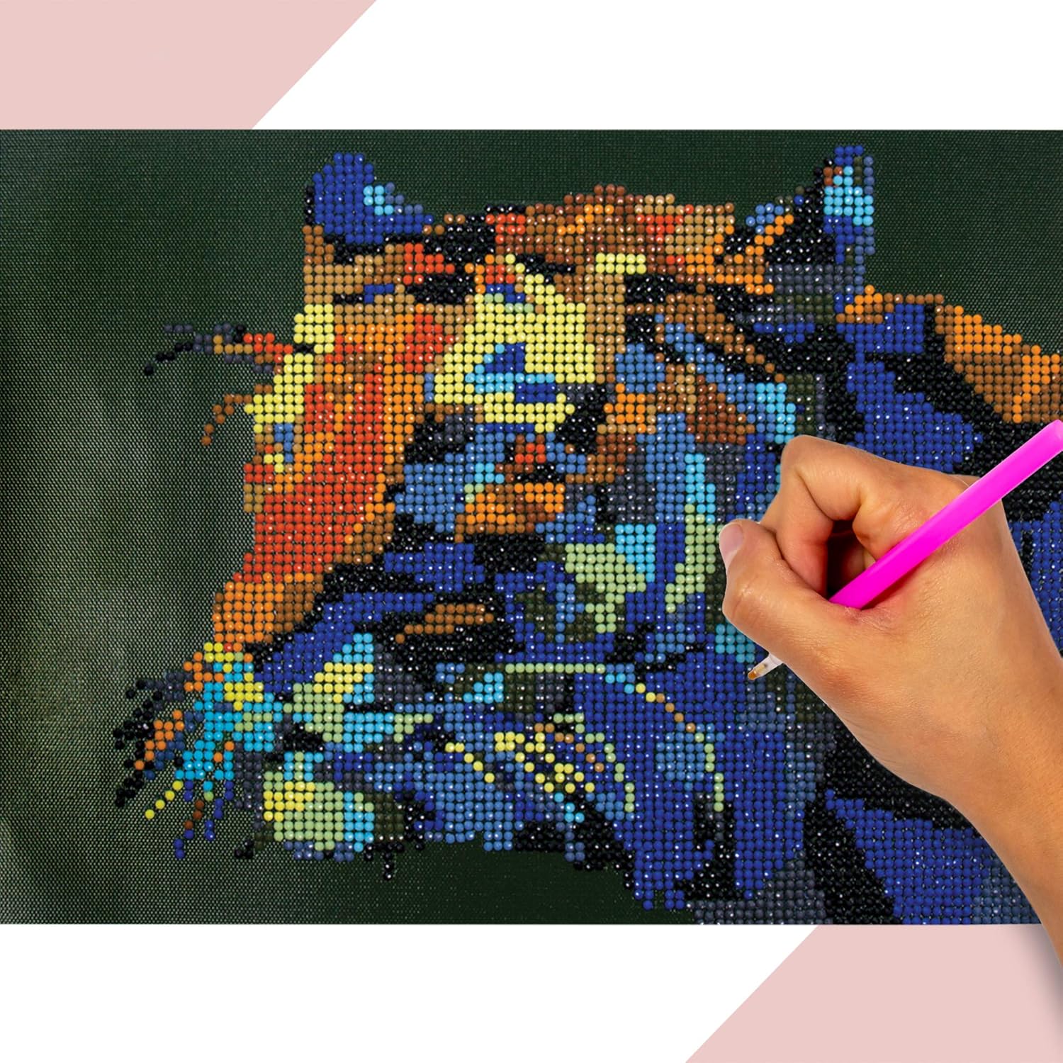 Dazz 3D Gemstone Painting Geo Tiger 