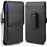 Mopaclle Phone Holster with 360° Rotating Clip,Cell Phone Belt Holder Compatible with iPhone 17 Pro Max/Air,iPhone 16 Pro Max,15 14 Pro Max & Plus,Galaxy S25+/S24+/S23+ & FE Models, Fit with Case On