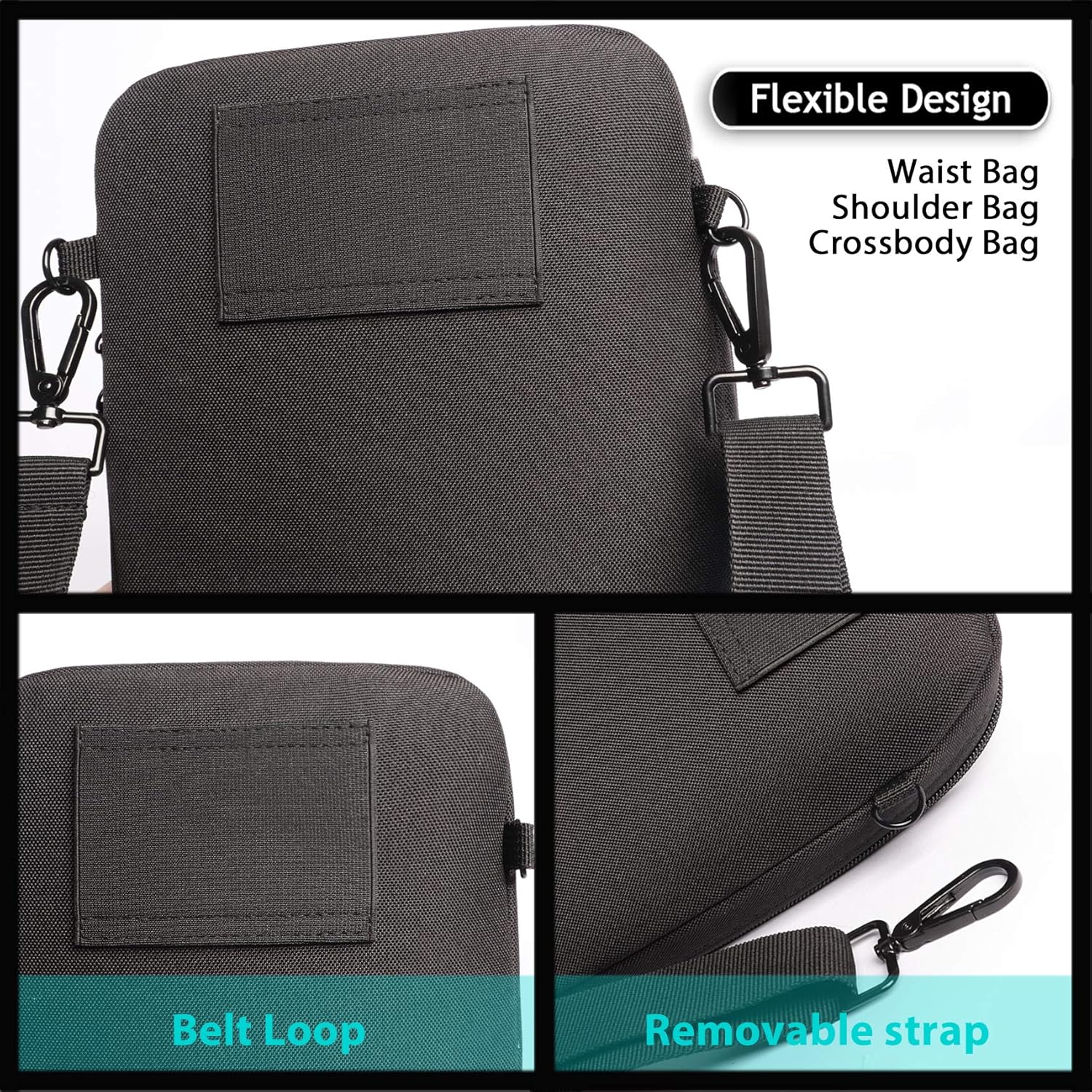 Lilcreek Gun Cases for Pistols, Concealed Carry Gun Pouch Handgun Shoulder Bag, Fanny Pack Waist Pocket for Handgun with Belt Loops: Sports & Outdoors