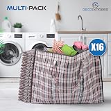 DECO EXPRESS Laundry Bags XXL 107L Pack 16 Durable Zip storage bags view 6