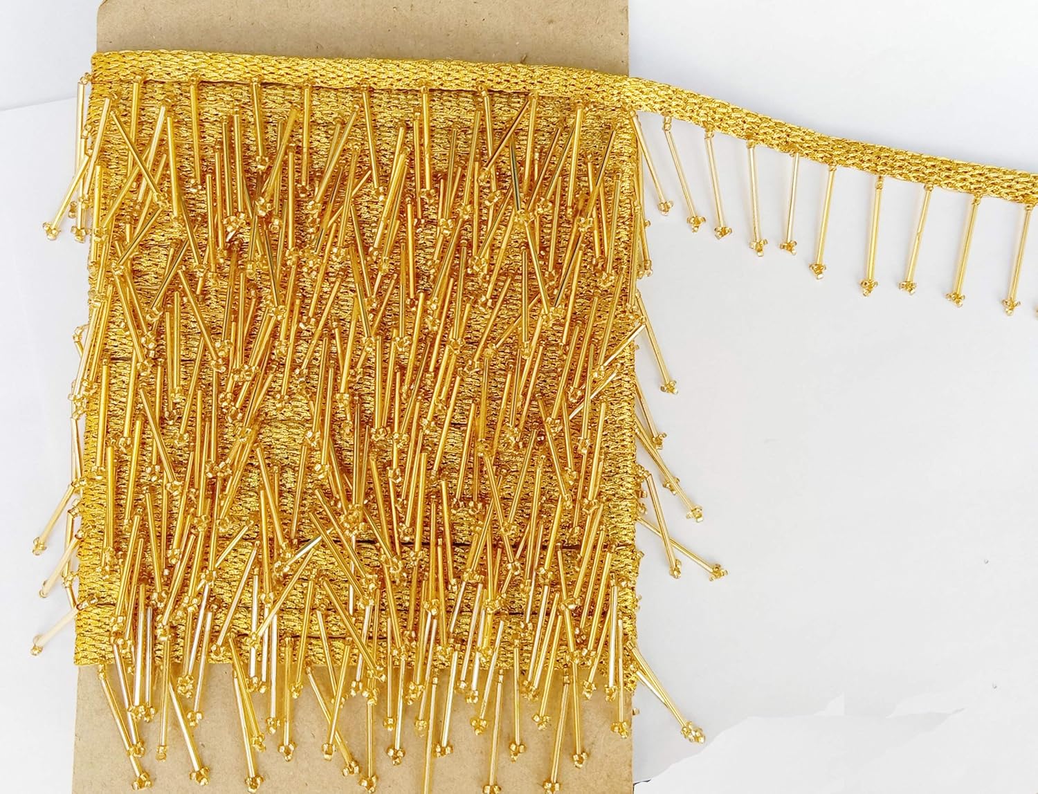 Blackbond 9 5mtr Golden Tessals Latkan Laces For Dresses Sarees