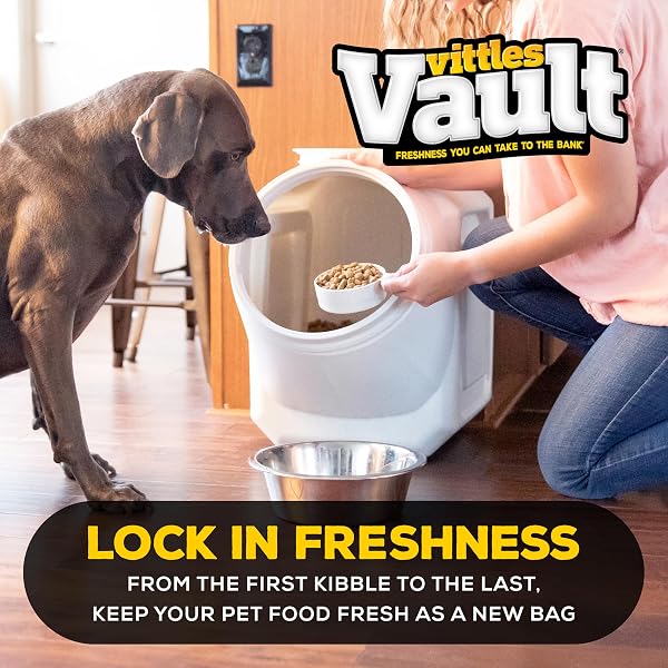GAMMA2 VITTLES VAULT OUTBACK AIRTIGHT PET FOOD CONTAINER, 40 POUNDS