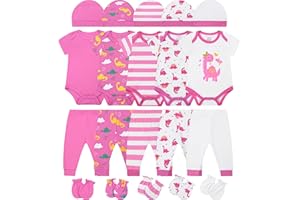 ABeCue Baby Boy Layette Essentials Set Newborn Girl Clothes Pack Infant Gift Sets 20-Piece