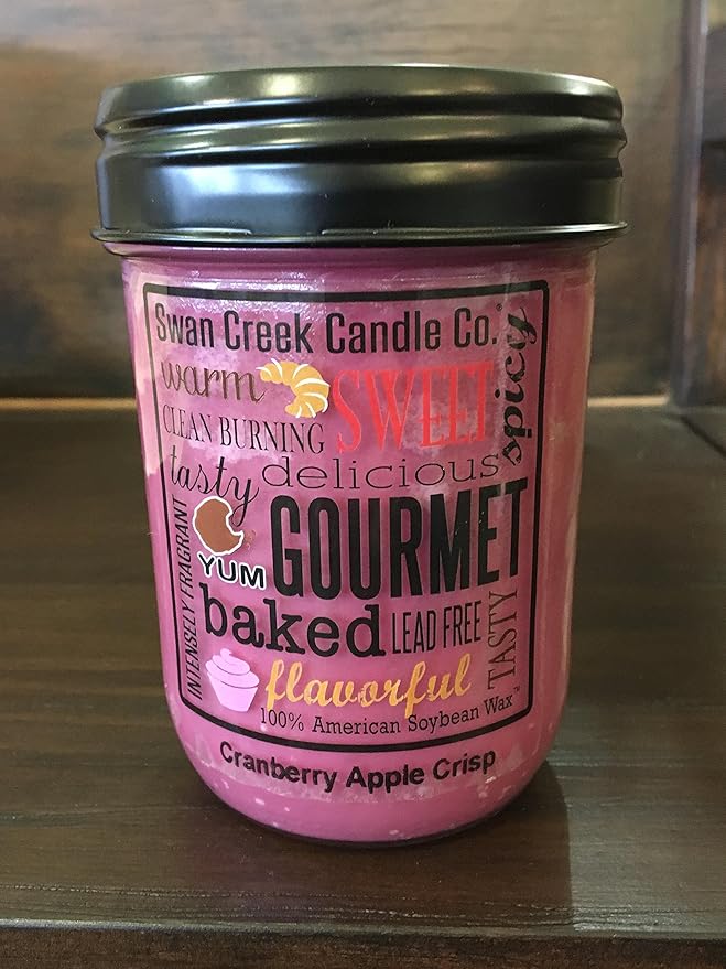 Swan Creek Candle Co. Kitchen Pantry Jar Cranberry Apple