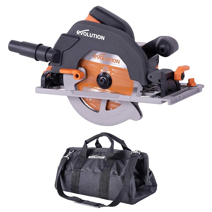 Evolution Power Tools R185CCSX+ Multi-Material Track Saw With Plus Pack