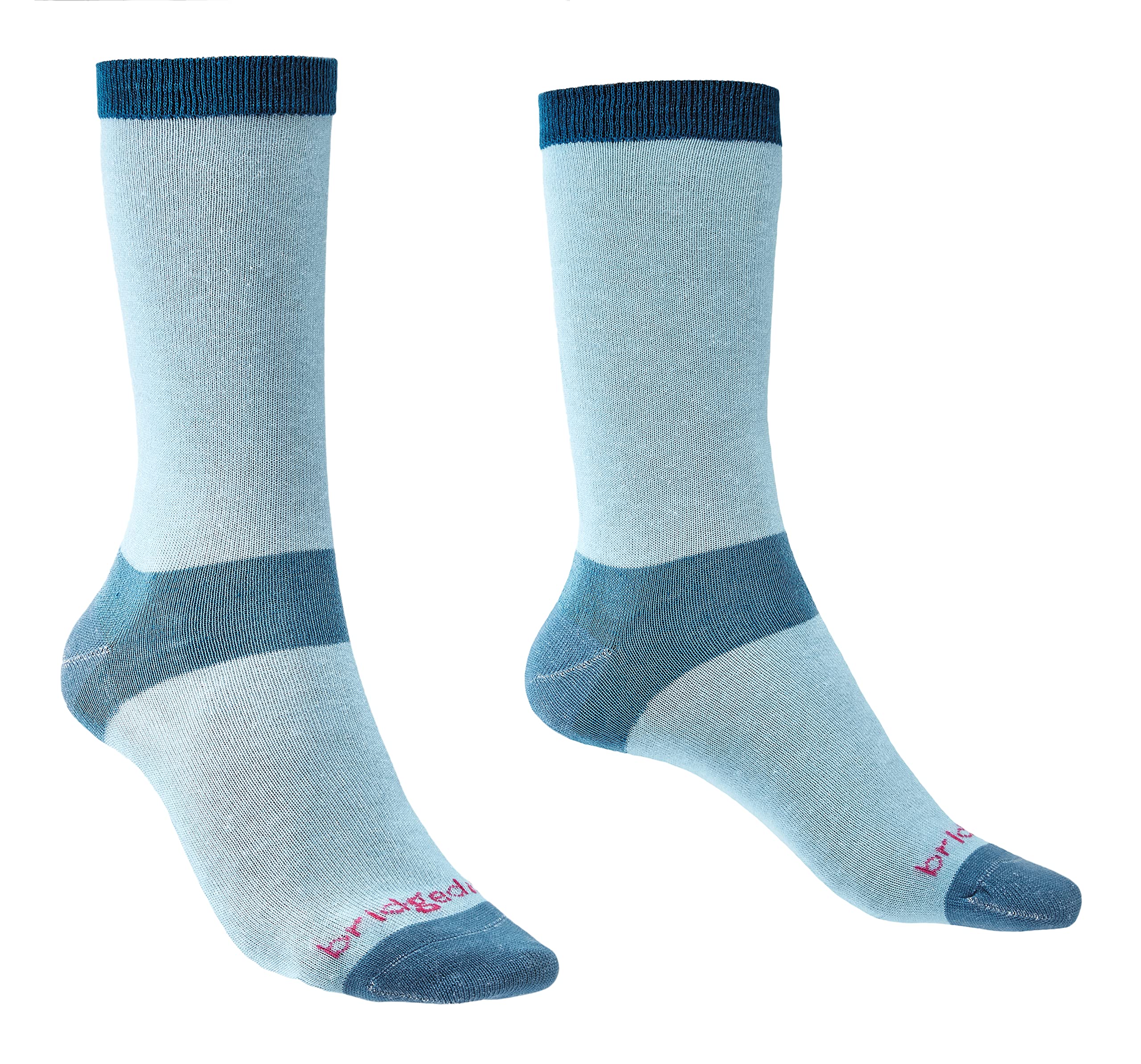 Bridgedale LINER Base Layer Coolmax Liner Boot x 2-Women's- Small-Sky