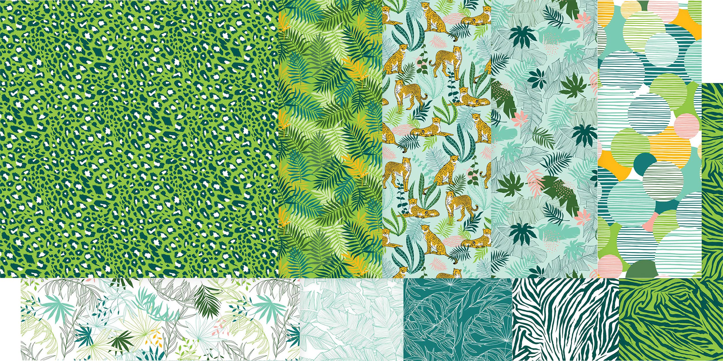 Clairefontaine 95353C 60 Sheets Origami Paper 70g/m² Format 15x15cm 30 Ast Coloured Designs 2 sheets design Creative Adult Children Collection Exotic Freshness