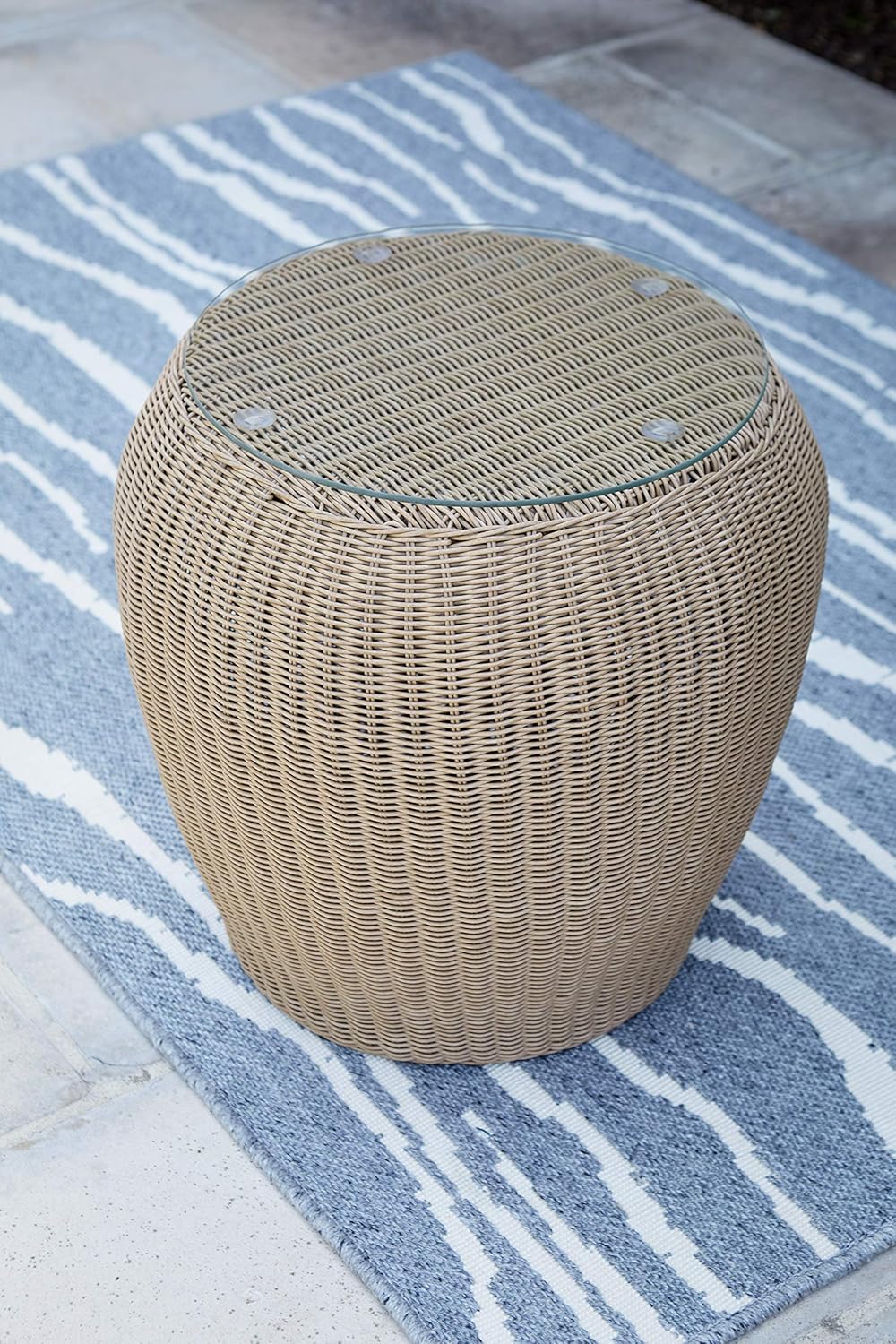 quality outdoor living aspen chat set on Quality Outdoor Living 65 517547 Aspen Chat Set Tan Wicker Tan Cushions Amazon In Garden Outdoors