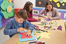 Prang Classic Art Markers, Fine Tip, Assorted