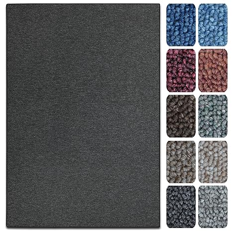 casa pura Teppich London | viele Größen | pflegeleichter Flacher Schlingenflor | Flurteppich, Wohnzimmerteppich, Küchenteppic