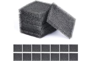 Carvoriy 21 Pack Pump Filter Sponge Filter Sponge Replacement Accessories Reduces Dirt in Pump Compatible with AeroGarden Harvest, Bounty, Farm, Extra, Ultra All Models