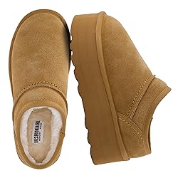 CUSHIONAIRE Women's Huggy Genuine Suede cozy mule