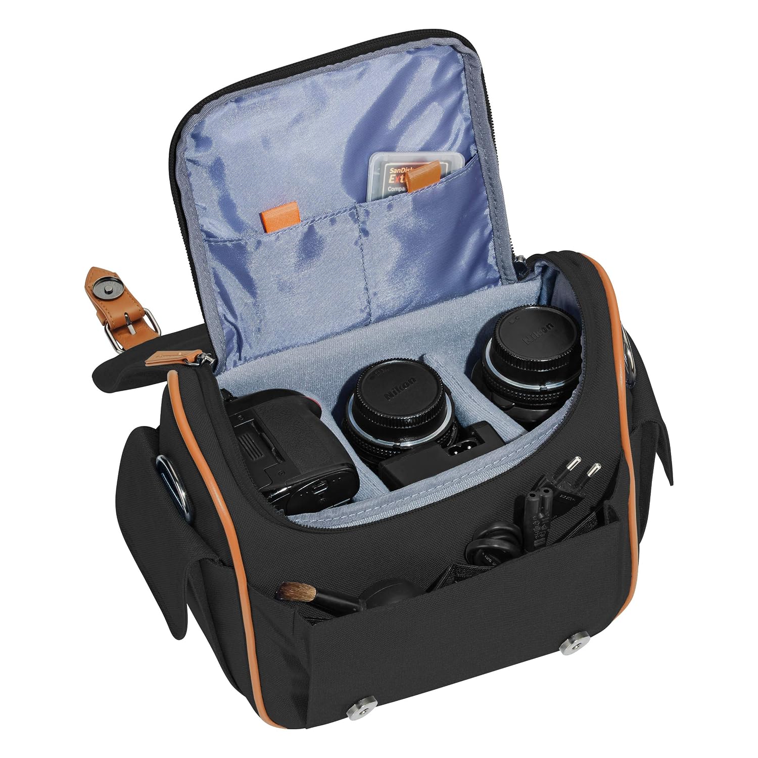 Custodie e borse PEDEA DSLR borsa per fotocamera Vintage Borsa per  fotocamera per macchine fotografiche reflex con protezione antipioggia  impermeabile misura XL grigio tracolla e scomparti per accessori  urban-earth.co.uk