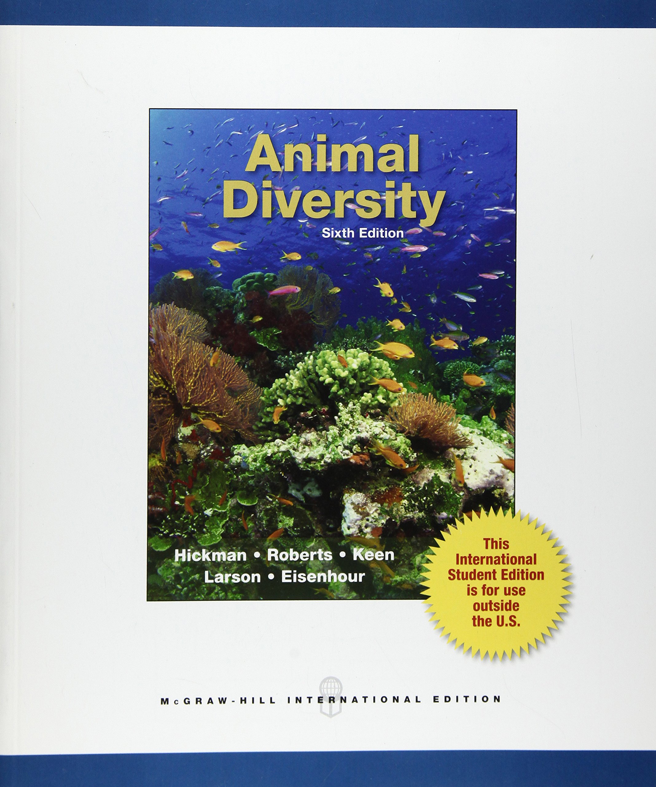 Animal Diversity Amazon Co Uk Hickman Jr Cleveland Roberts Larry Keen Susan 9780071315432 Books