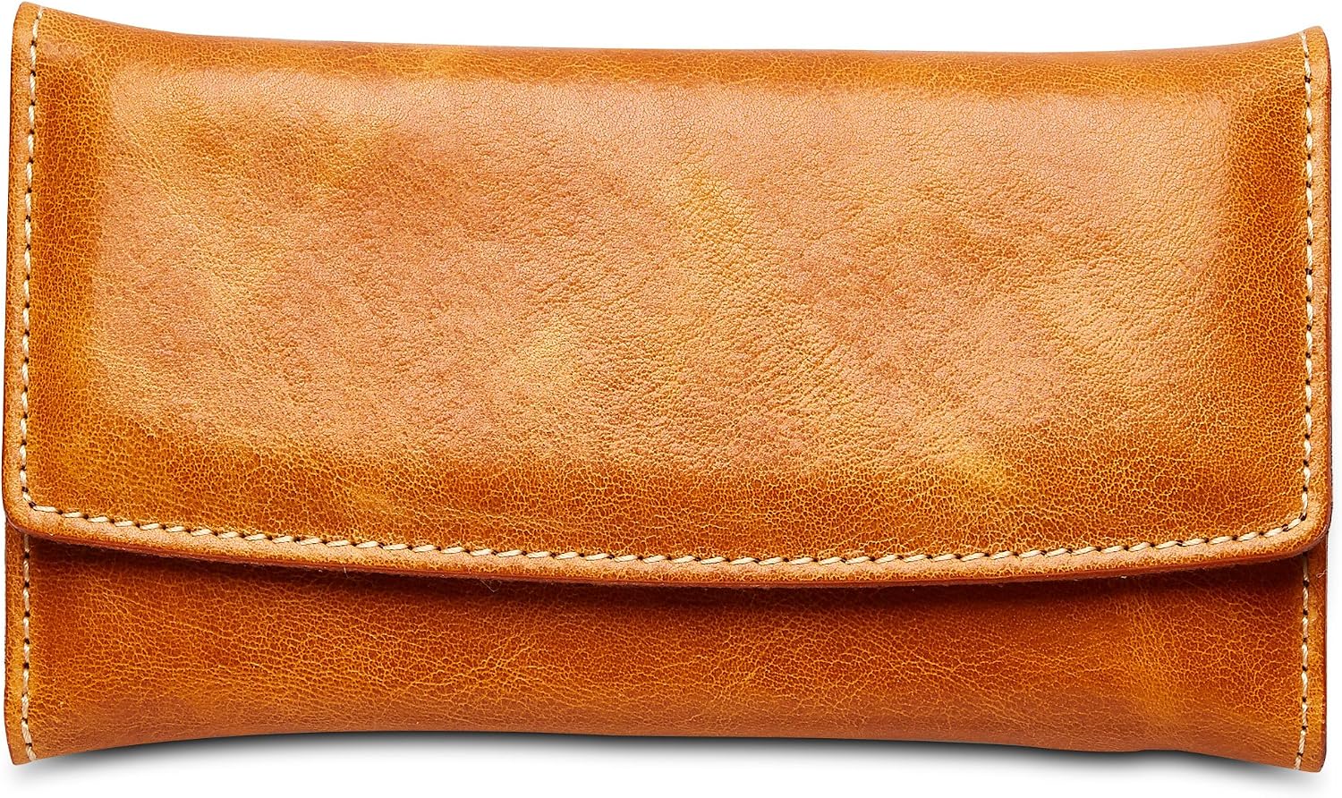 Nippes Solingen Nippes Premium Line Manicure Set Cognac 5-Piece Stainless Steel Rust- and Nickel- Genuine Cowhide Leather Case with Press Stud - Image 4