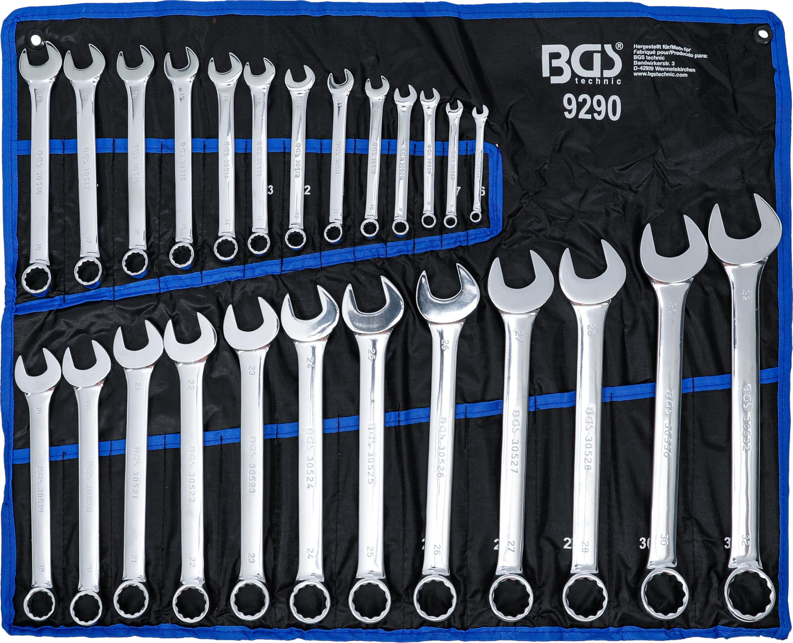 BGS 9290 | Combination Spanner Set | 6 - 32 mm | 25 pcs.