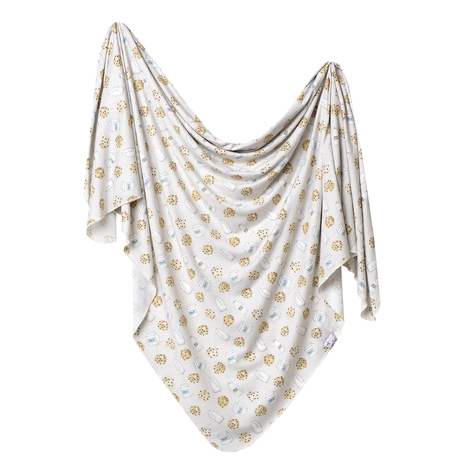 copper pearl single knit swaddle blanket