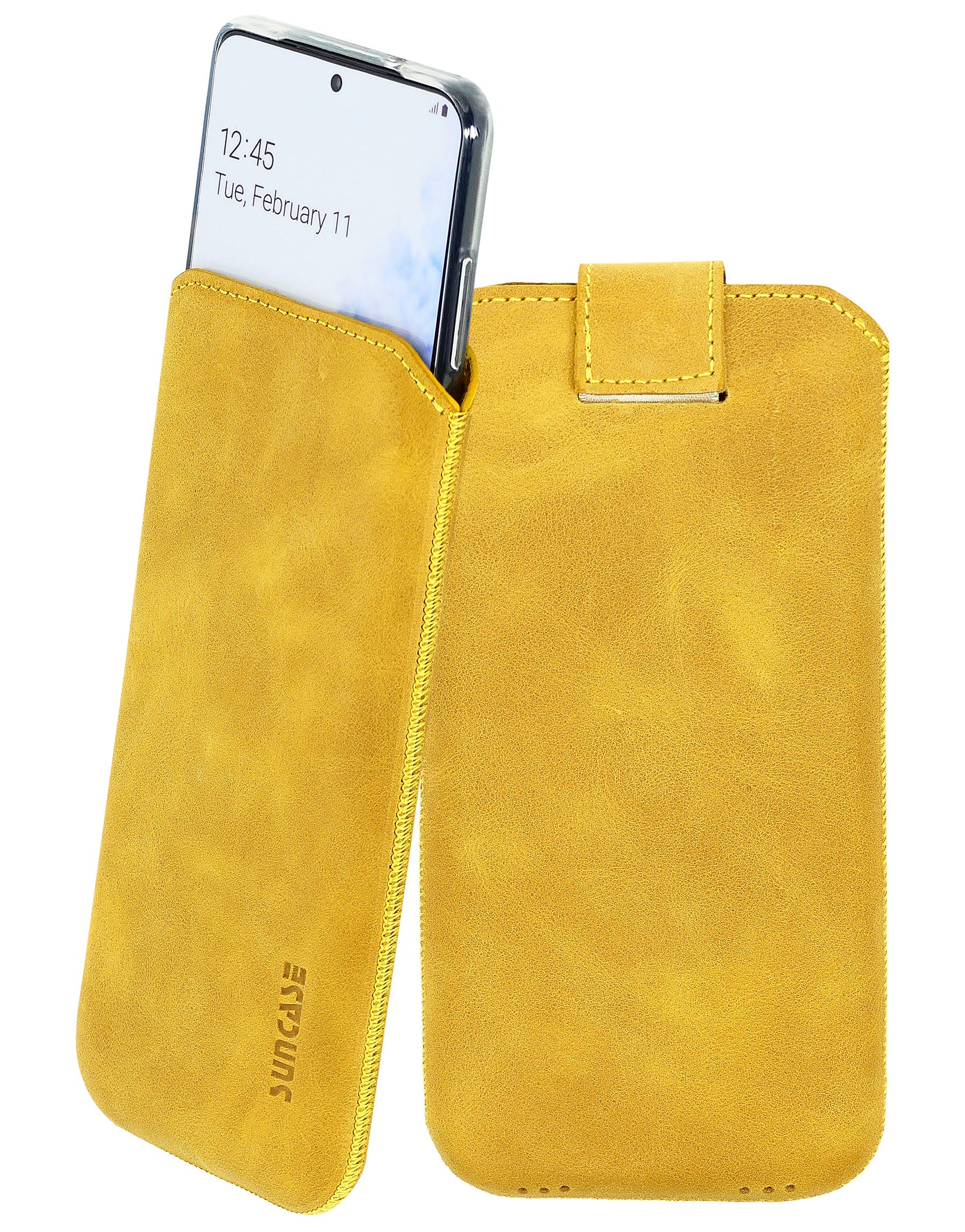 Suncase Mobile Phone Case Compatible with Samsung Galaxy S20 with Additional Case / Shell / Bumper / Silicone with Pull-Up Tab Function / Leather Case / TPU